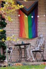  Fall and Halloween front yard and porch decorations including Celebrating Halloween and Inclusivity for the LGBT Community