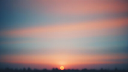 Fototapeta premium 4K gradient blurred background with vibrant sunset colors. 