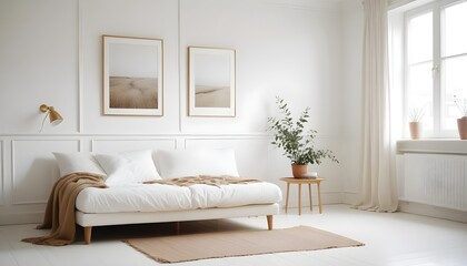 Photo interior modern design room 3d illustration