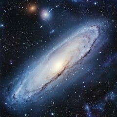 Fototapeta premium Spiral Galaxy in the Vastness of Space