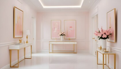 Photo interior modern design room 3d illustration