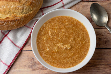 Egg soup