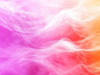 Fototapeta premium Warm pink and orange tones softened by dust swirls close up, focus on, copy space