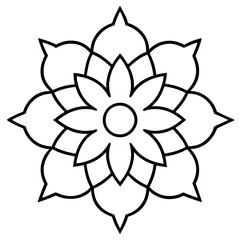 Unique Indian Mandala Art Vector Illustrations for Designers