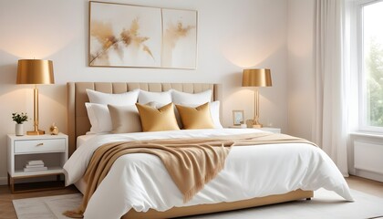 Photo interior modern design room 3d illustration