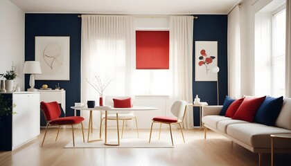 Photo interior modern design room 3d illustration