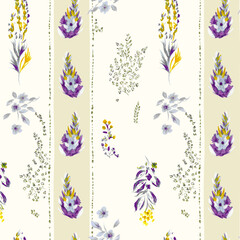 Vintage Floral Seamless Pattern Elegant