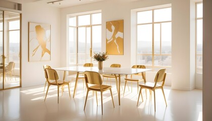 Fototapeta premium Photo interior modern design room 3d illustration