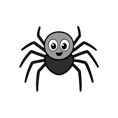 spider on a white background