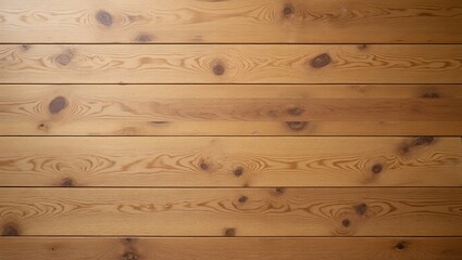 Naklejka premium Rustic oak wooden floor with visible grain knots and warm brown tones