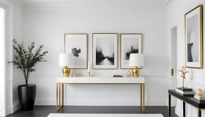 Photo interior modern design room 3d illustration