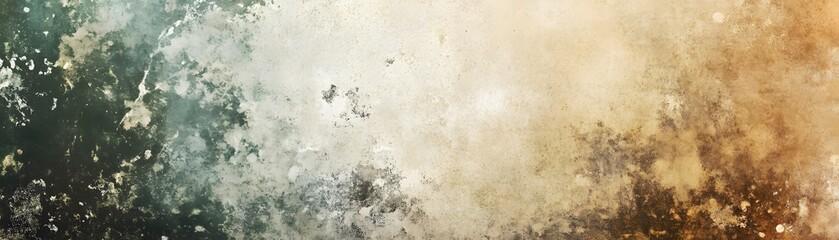 Fototapeta premium Abstract Textured Background with Green, White, and Brown Hues