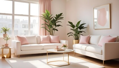 Photo interior modern design room 3d illustration