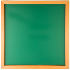Green chalkboard on white background. Generative AI