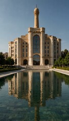 Obraz premium Istiklol complex in Dushanbe, Tajikistan.