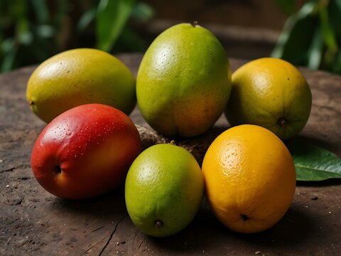 Local mango variety called Gavrani Aamba.
