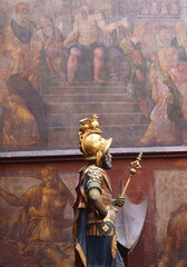 Innenhof des Rathauses in Basel