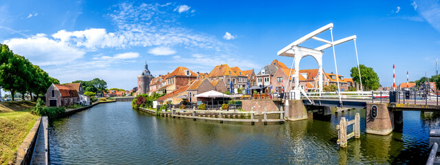 Altstadt, Drommedaris, Enkhuizen, Niederlande 