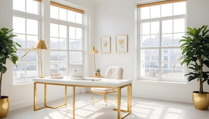 Fototapeta premium Photo interior modern design room 3d illustration