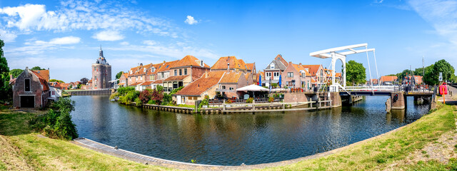 Altstadt, Drommedaris, Enkhuizen, Niederlande 