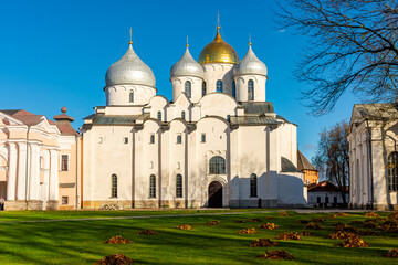 Cathedral of St. Sophia in Veliky Novgorod Kremlin (Detinets), Russia