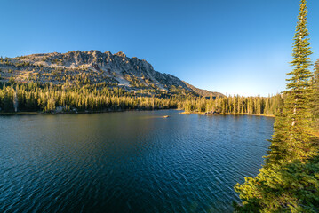 Ripples In Beautiful Calm Lake