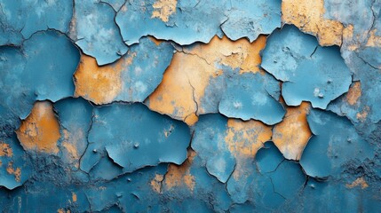 Obraz premium Rusty painted metal surface