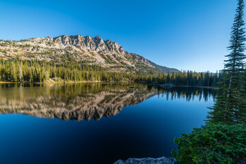 Perfect Reflection At Alpine Lake