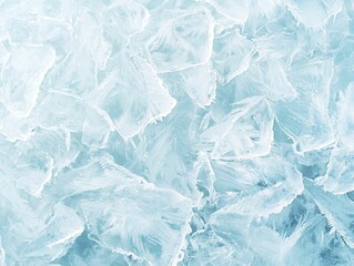 Obraz premium Slick ice possesses orderly, repetitive designs with natural flow. Top-down perspective accentuates fiber arrangements.