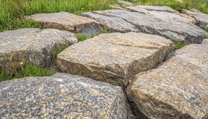 Speckled granite showcases repetitive patterns of natural flow