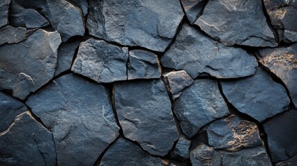 Gray rock texture with cracks