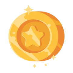 golden coin video games item © Jemastock
