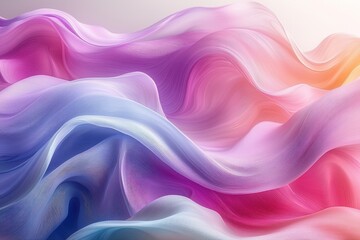 Fototapeta premium Abstract Swirling Pattern in Pink, Purple, and Blue Hues