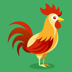 rooster and chicken