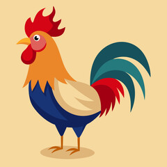 rooster in the garden