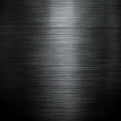 black brushed polished metal plate or texture