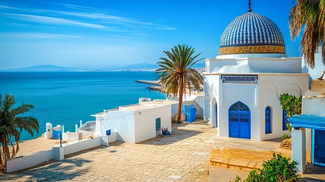 In Tunisia, North Africa, there's a mosque called Mosque Malik ibn Anas in the city of Carthage.