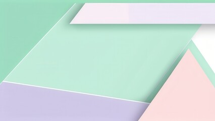 Fototapeta premium Eye-catching YouTube banner background featuring bold colors and abstract geometric shapes, with a blank rectangle at the center for easy customization