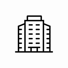 building skyscraper icon sign vector