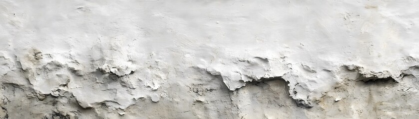 Fototapeta premium White and Grey Cracked Wall Texture