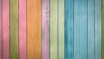 wood background or texture with planks pastel colored