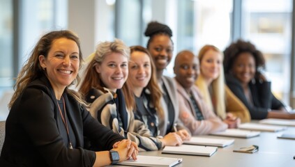 Diverse Women in a Business Meeting