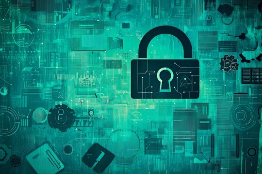 Business illustration with the words privacy-enhancing technologies