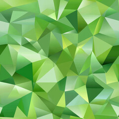 Obraz premium Vertical Abstract triangle pattern background texture. Geometric low polygon in green gradient design for wallpaper, greeting.