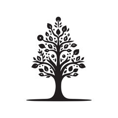 Tree of Life Silhouette Illustrations for Logos & Branding