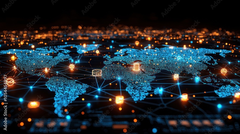 Poster Global Network of Data Centers and Connected Devices
