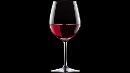 A glass of red wine on a dark background with a smoky effect creating a dramatic ambiance