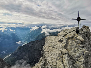 view from second watzmann peak