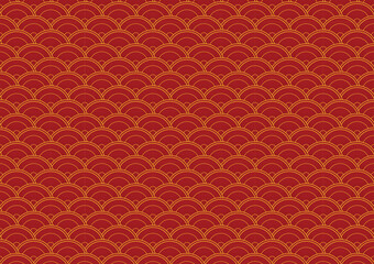 Chinese pattern wallpaper, oriental background for New Year. Vector illustration. New Year 2025.
