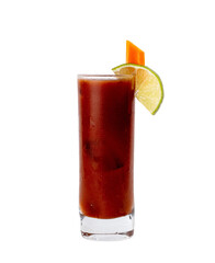 ocktail bloody mary isolated on transparent or white background